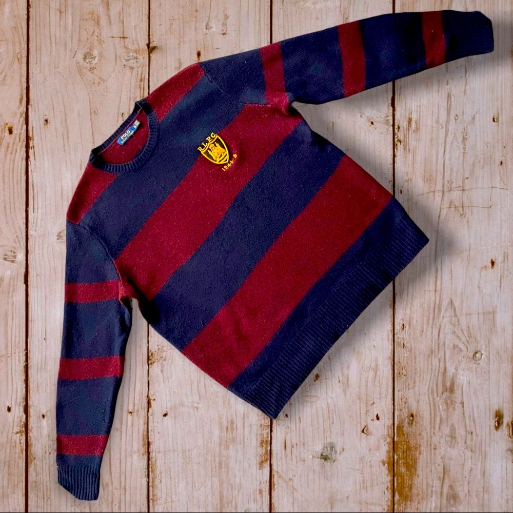 Polo Ralph Lauren Men's Striped Classic Fit Wool Sweater
